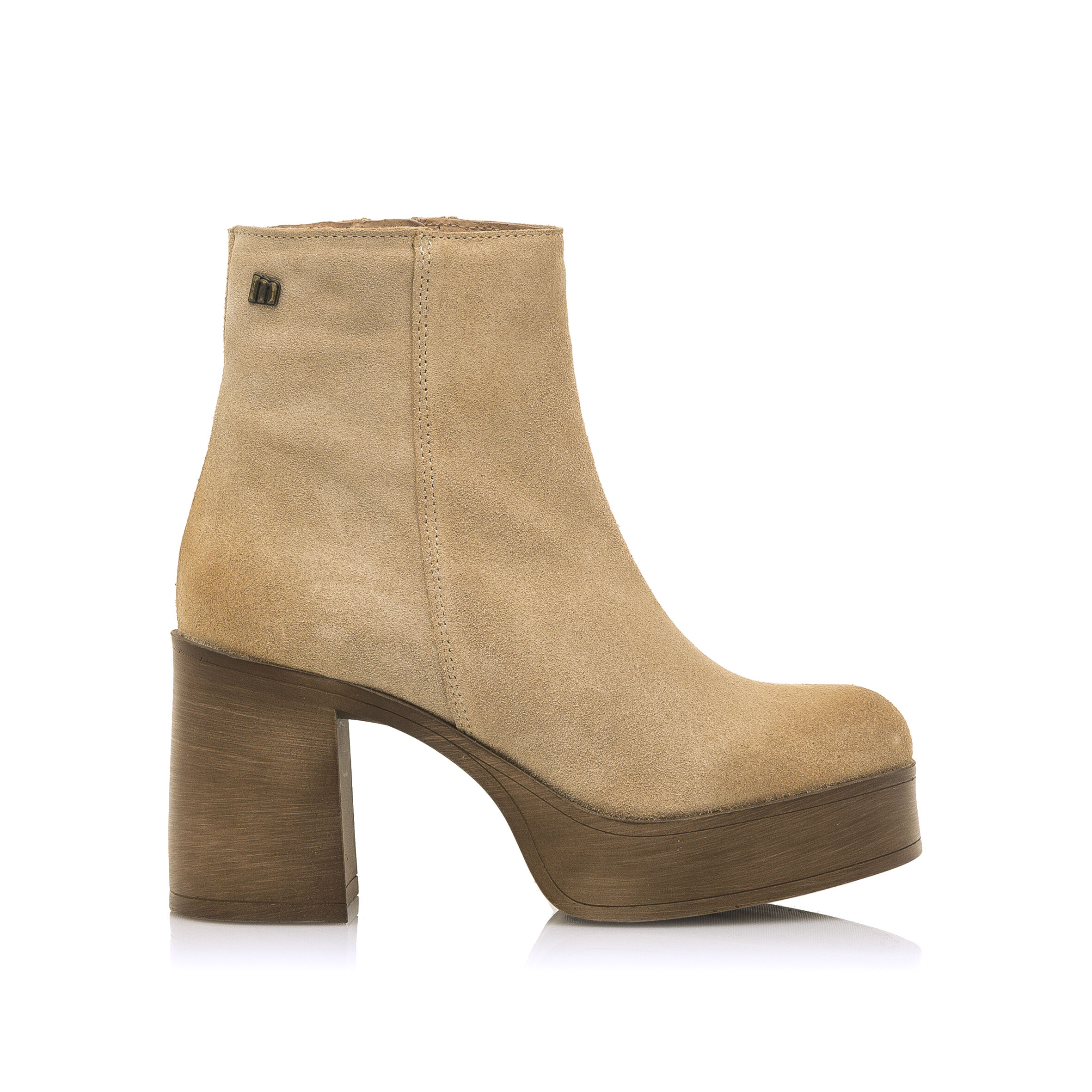 Botines tacon mustang sales